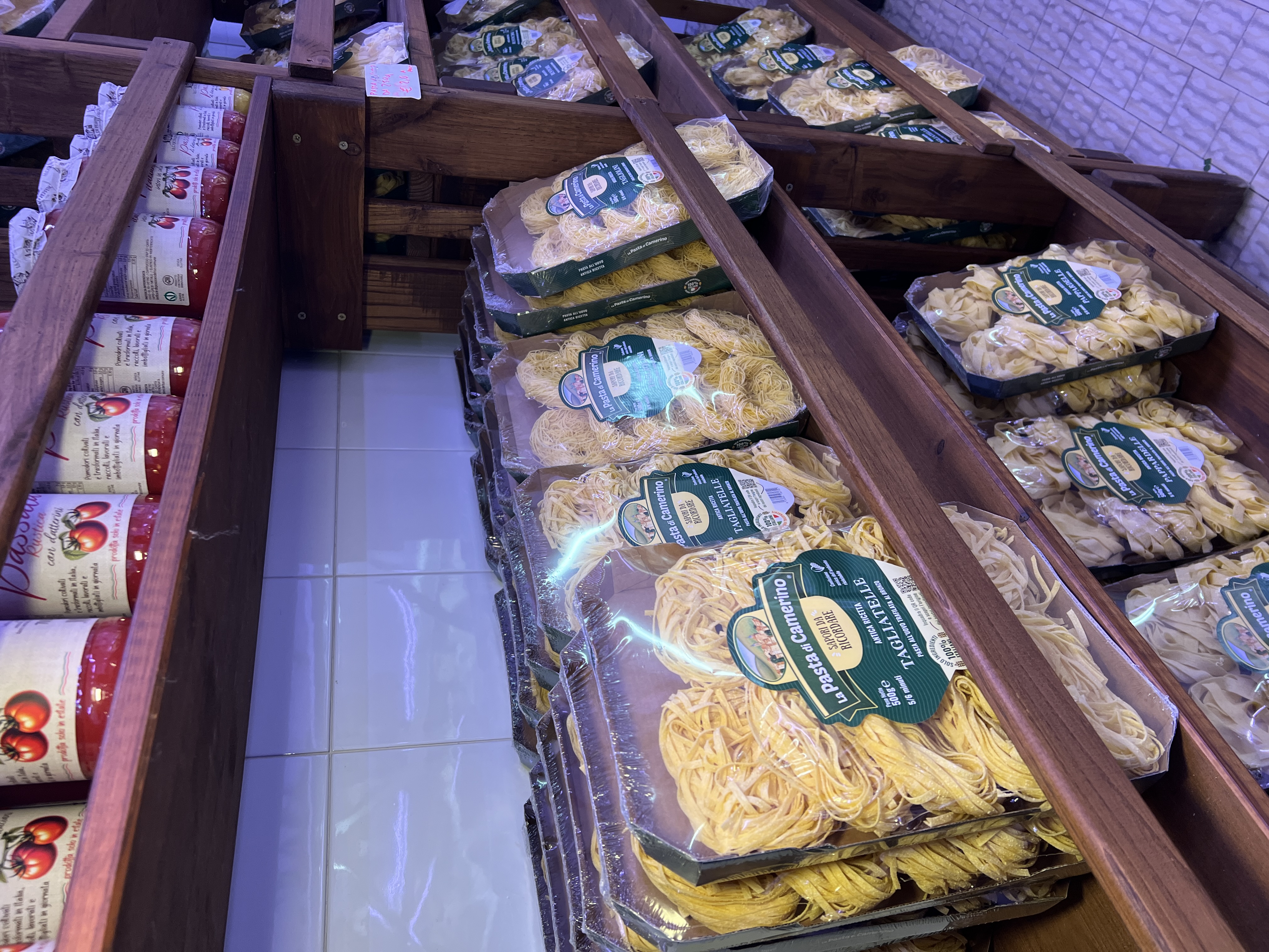 Pasta artigianale scaffale